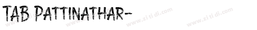 TAB Pattinathar字体转换